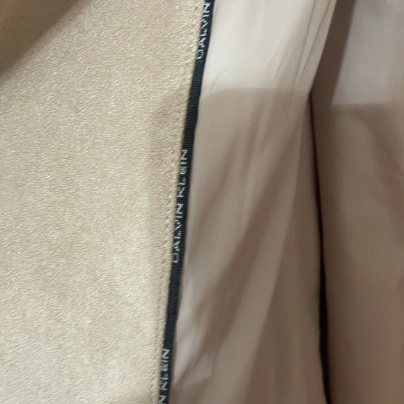 Calvin Klein light pink suede jacket with belt tie XL - Picture 5 of 5